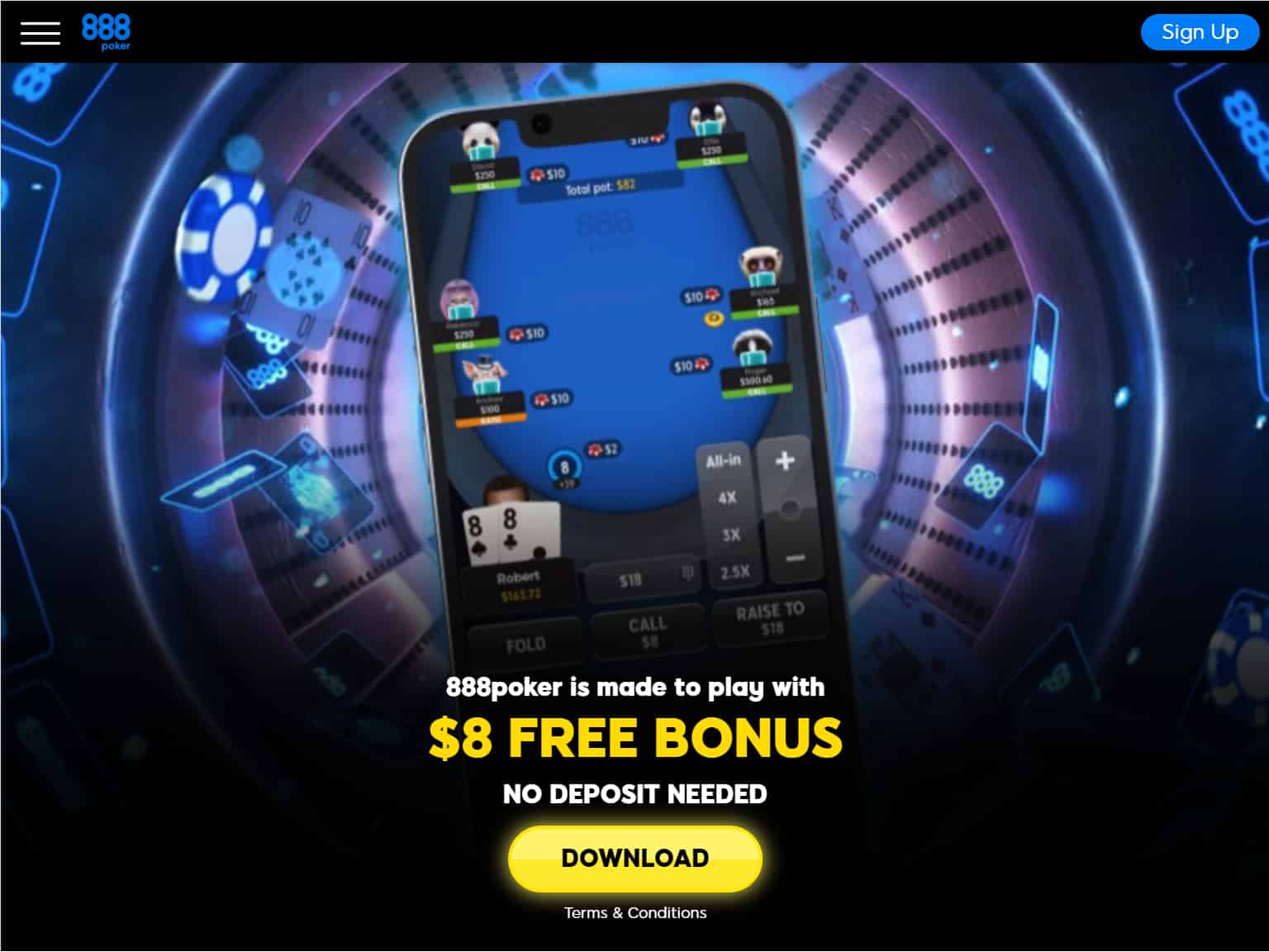 888 Poker — Arhiivi kuvatõmmis